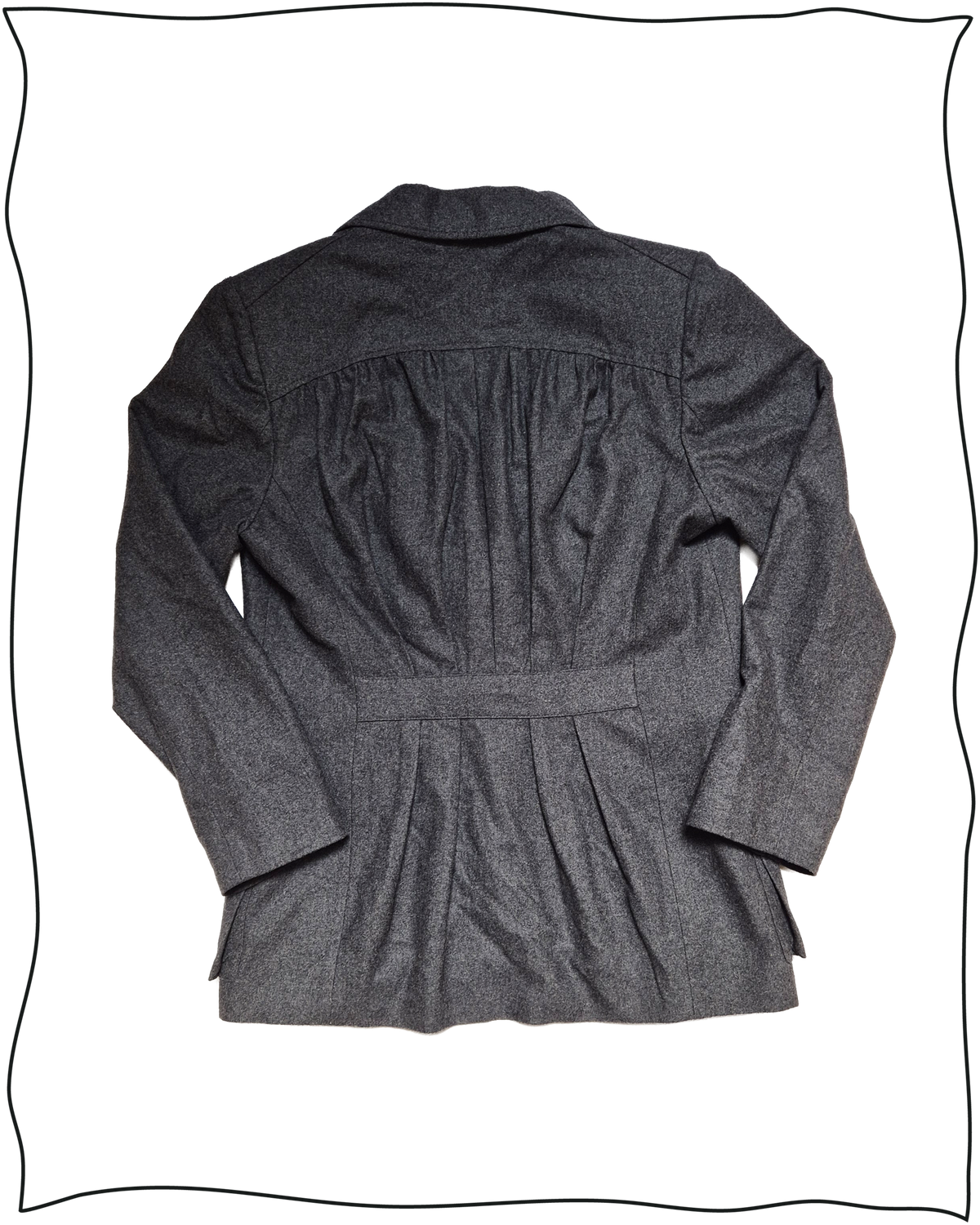 Sample Mid-Grey Flannel Gable Jacket Size 40