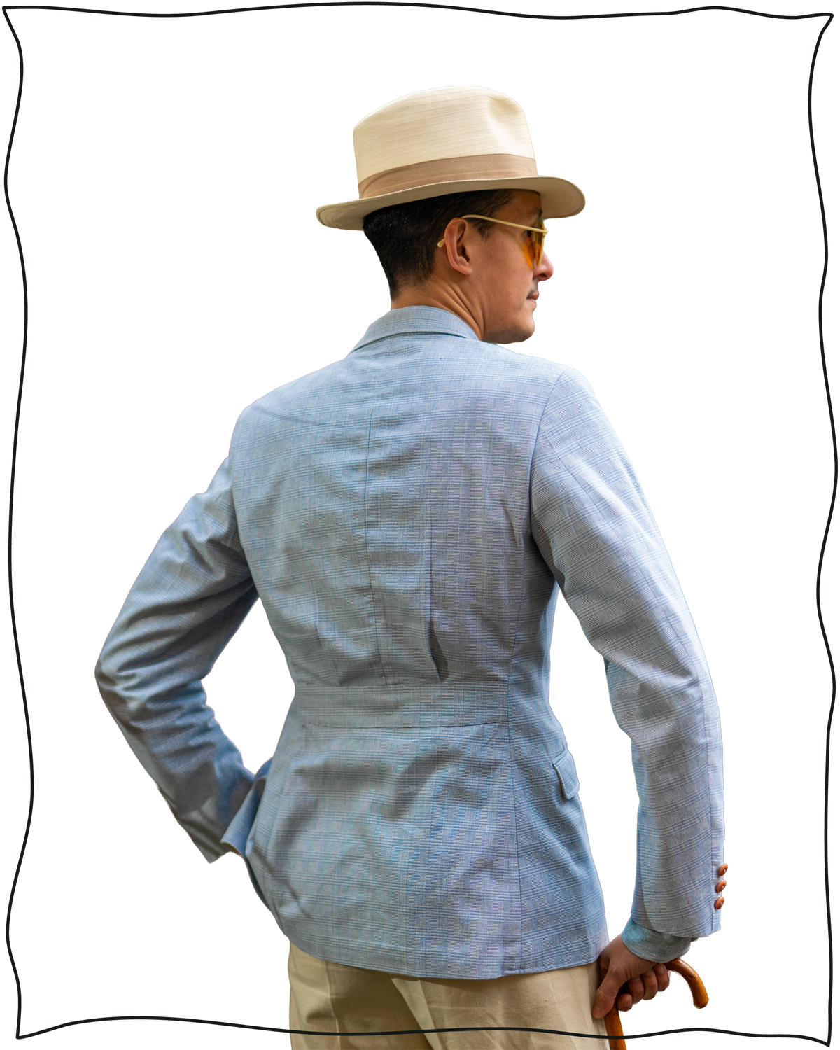 Sample Glen Check King Cole Sports Jacket Size 38