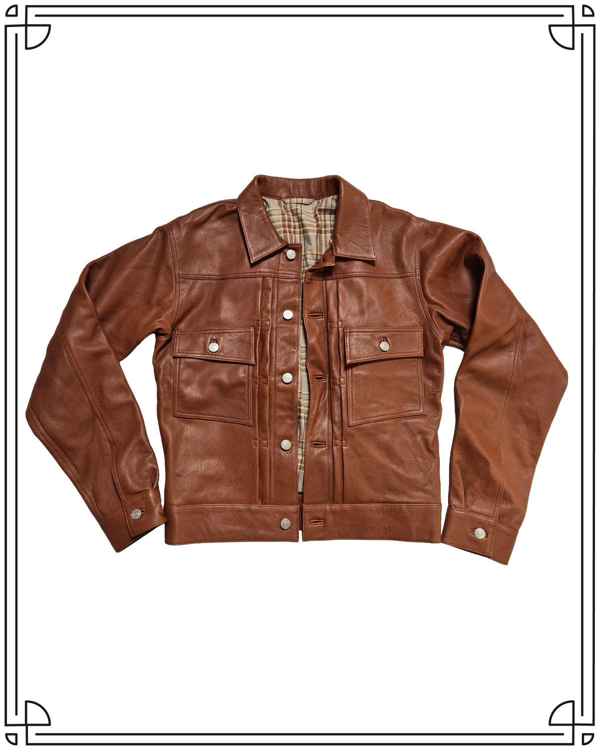 Sample Russet Leather Type II Jacket Size 40