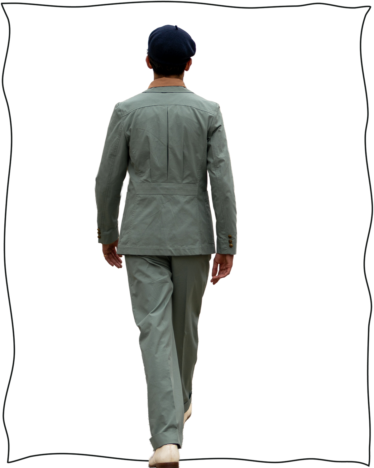 Sample Jade Cotton King Cole Suit Size 44/36