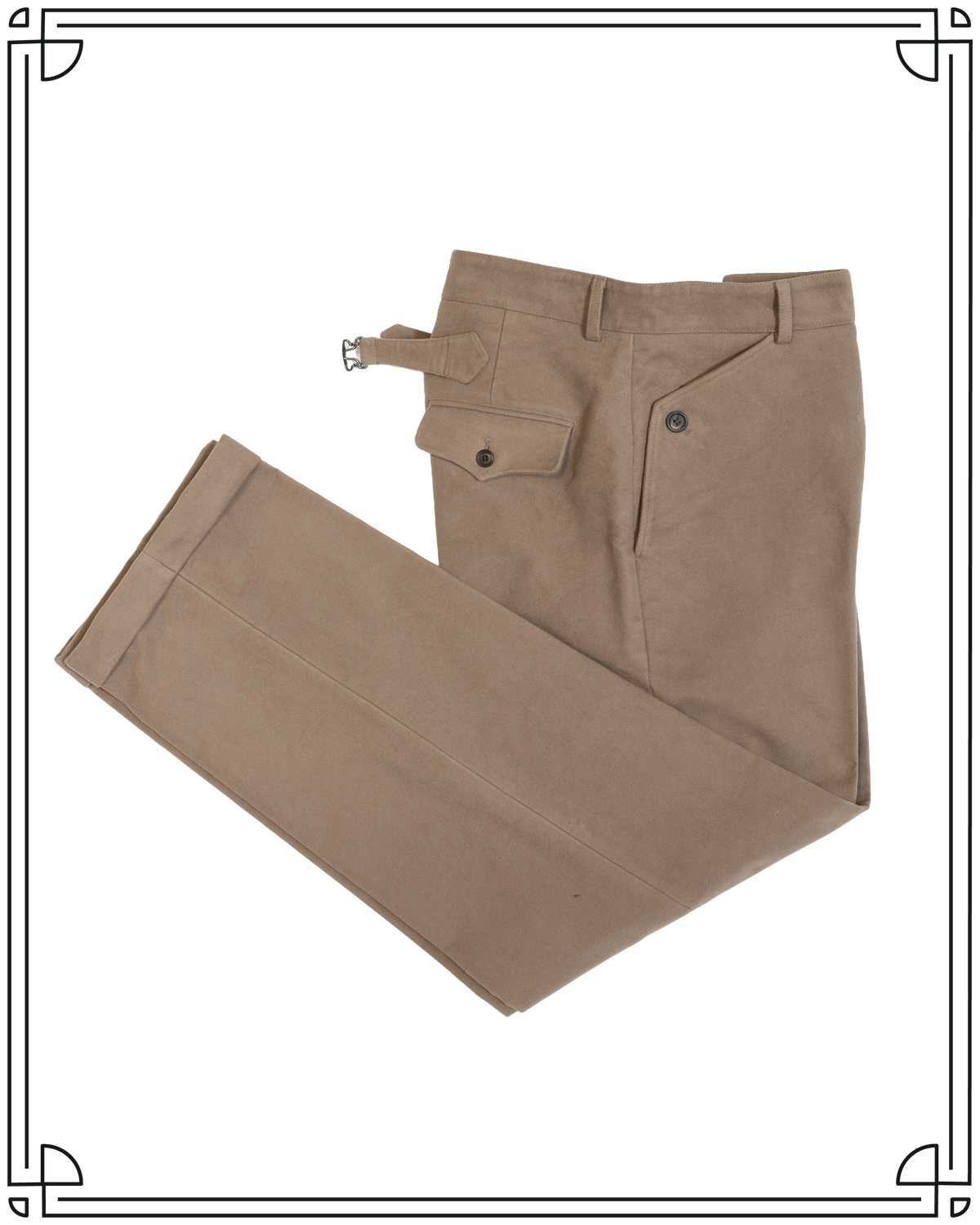 Sample Taupe Moleskin Battle Trousers size 38