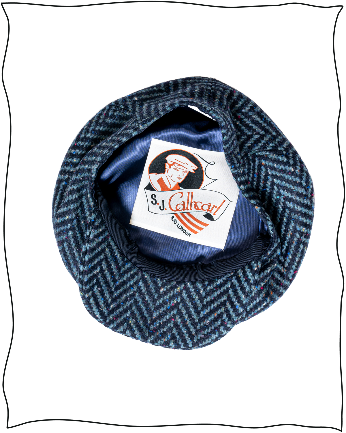 Sample Navy Jumbo Donegal Cap Size 59