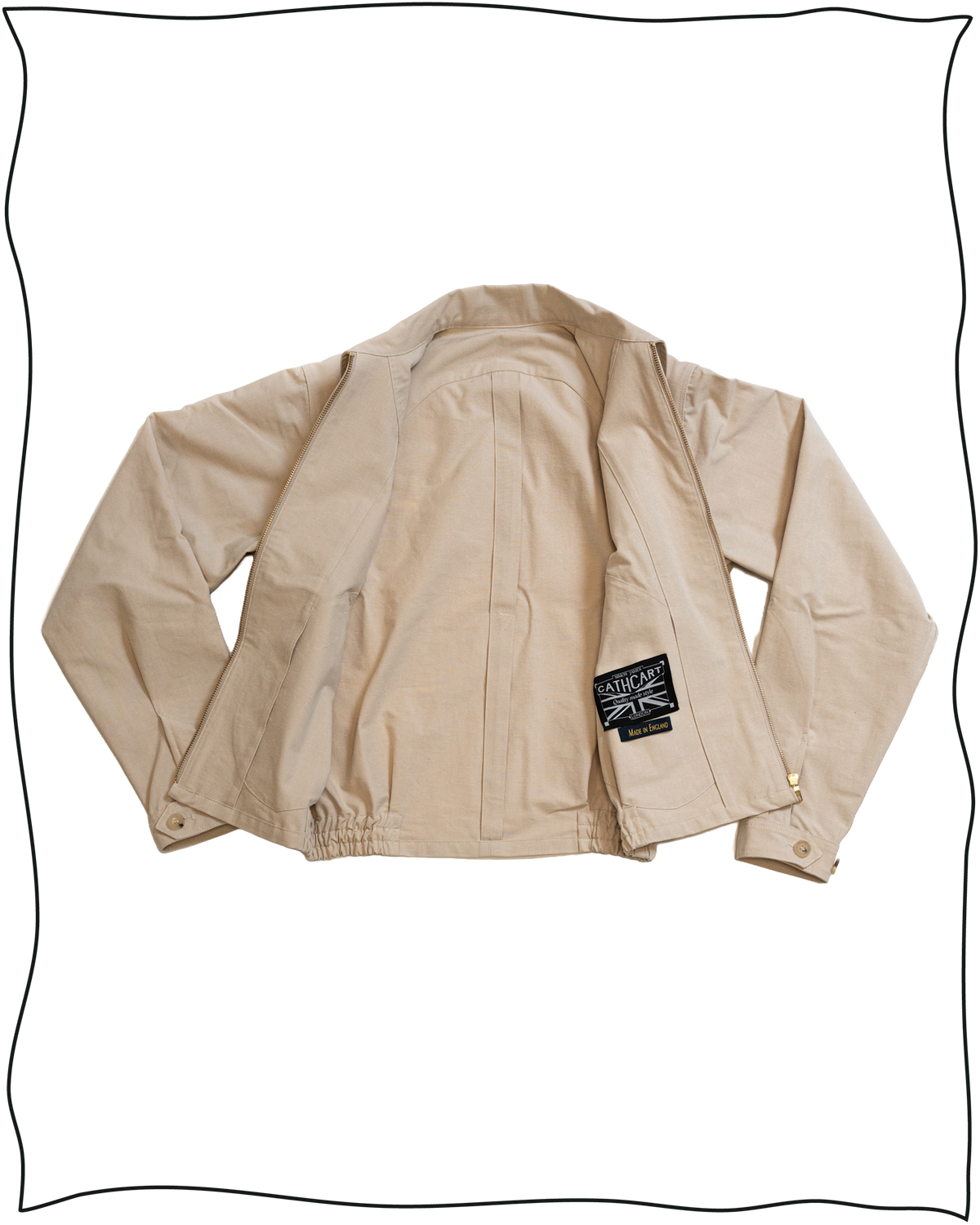 Sample Cream Speedboat Jacket Size 38