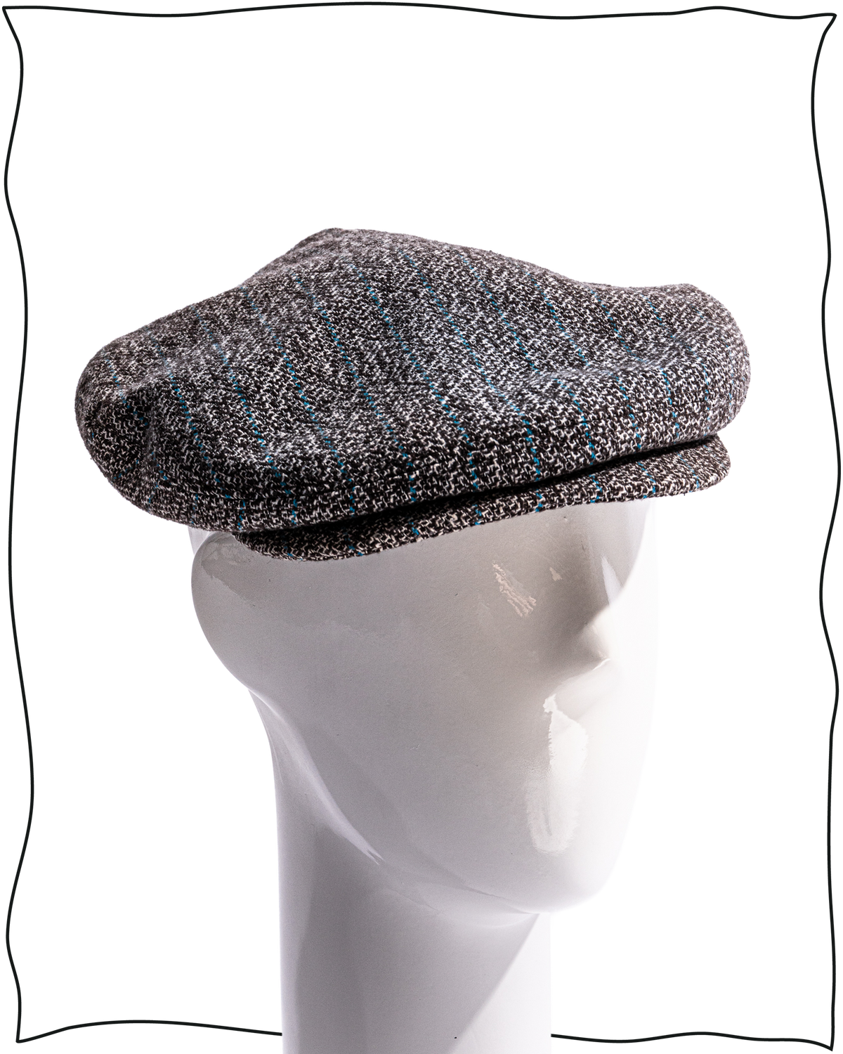 Sample Teal Open-Weave Cap