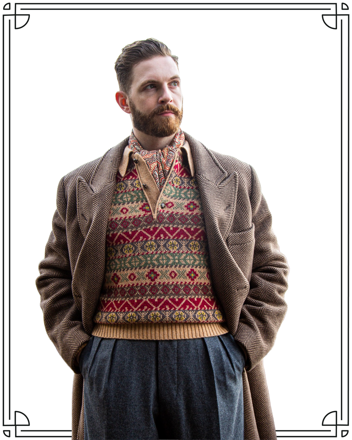 Sample Fair Isle Jumper Size 40