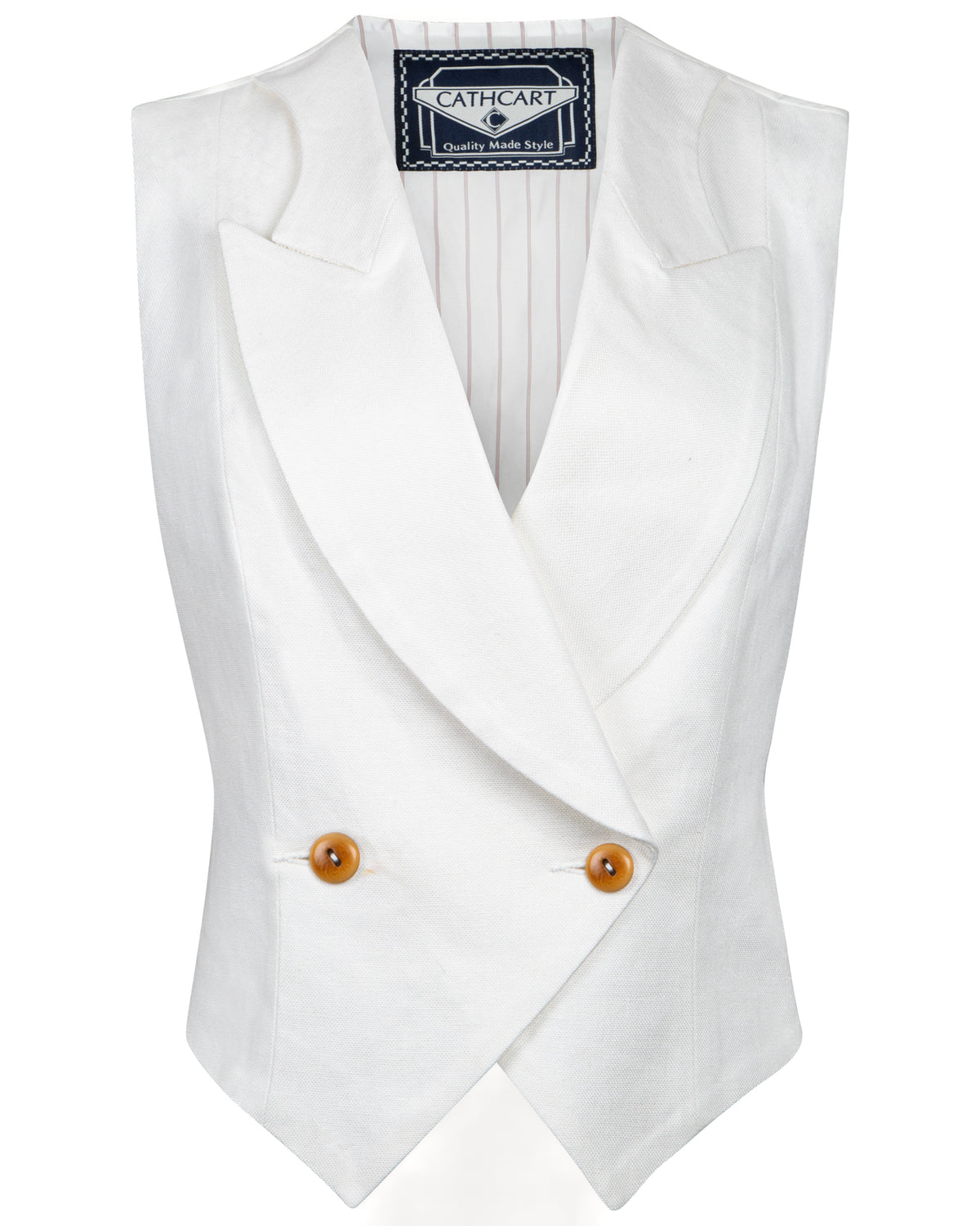 Peak Lapel Suit Waistcoat – Cathcart - Main Image
