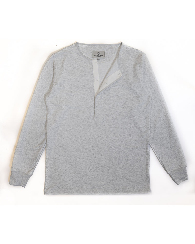 Grey Marl Henley