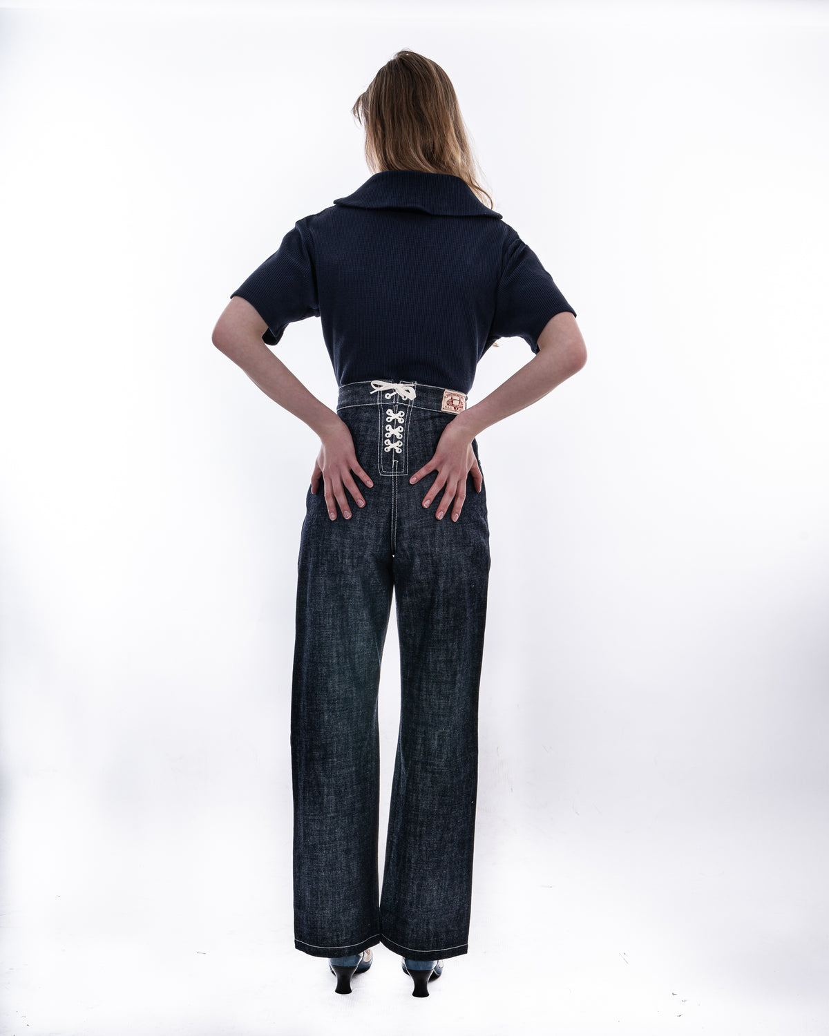 Lace Back Jeans size 8