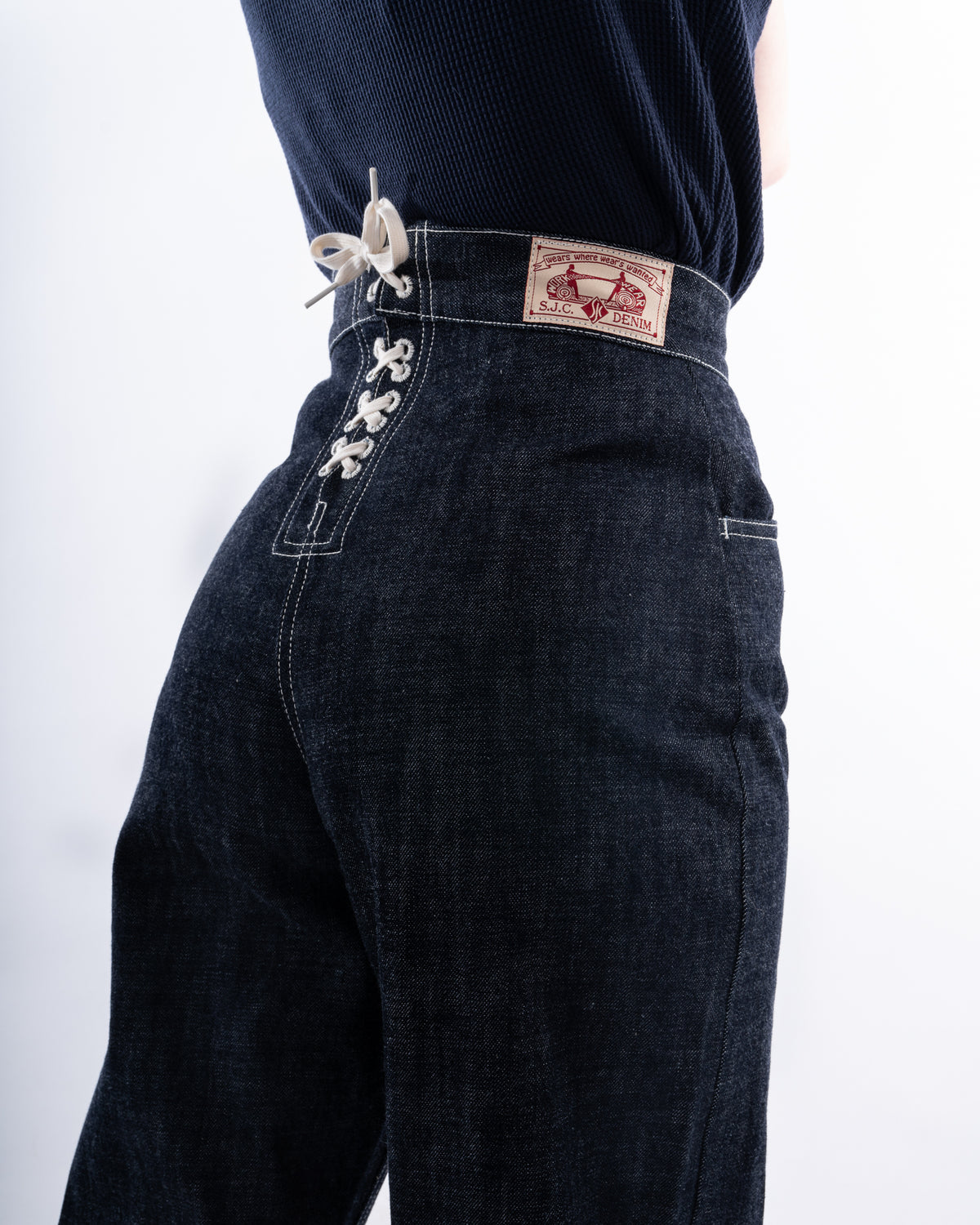 Lace Back Jeans size 8