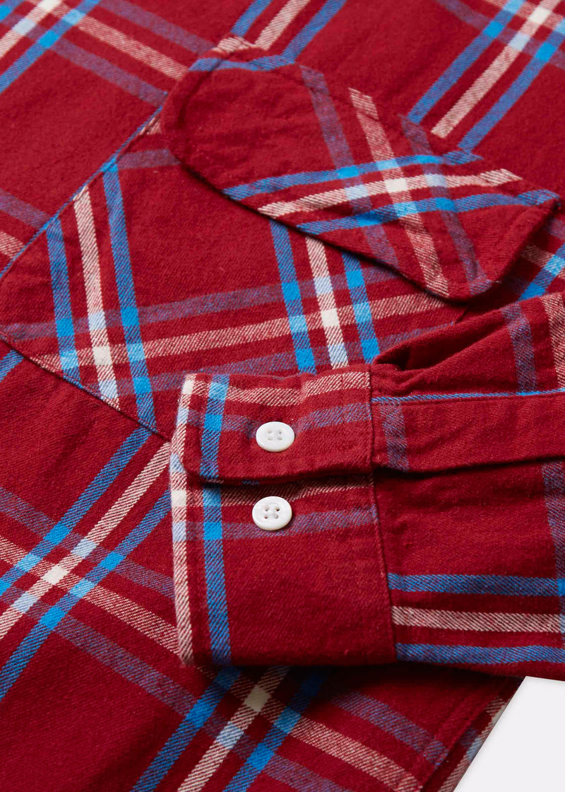 Cotton Flannel Camp Shirt