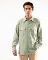 Spruce Cellular Cotton Camp Shirt Size 16.5